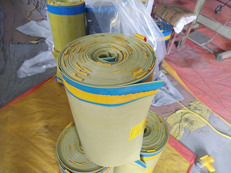 單縣百通塑料有限公司懸掛風(fēng)筒-礦用黃色不阻燃