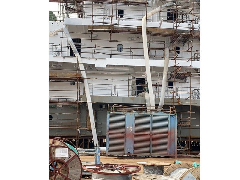 單縣百通塑料有限公司塑料薄膜通風(fēng)管透明船廠